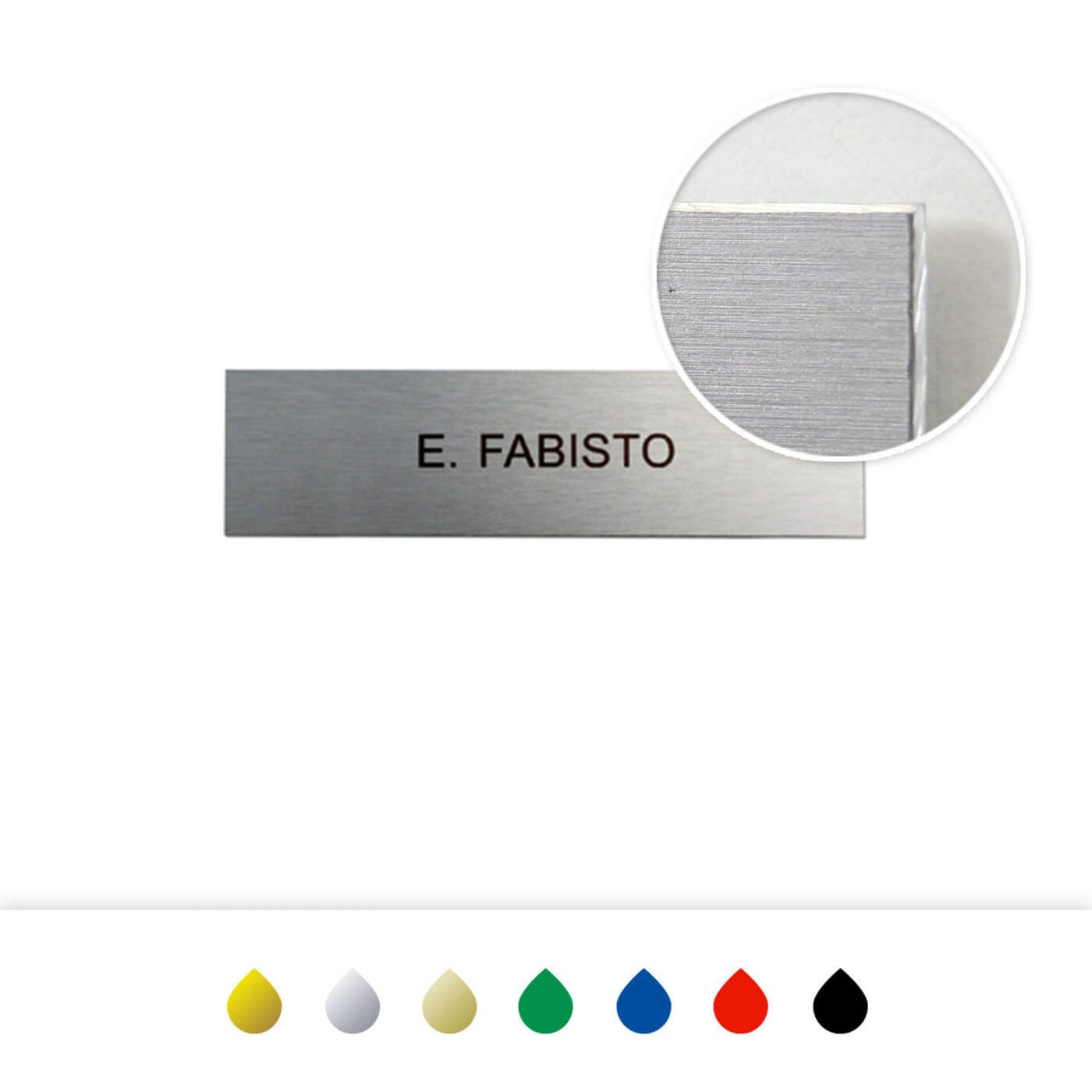 Exacompta - Plaque adhésive imitation Aluminium Chiffre 1 2,5x4,4